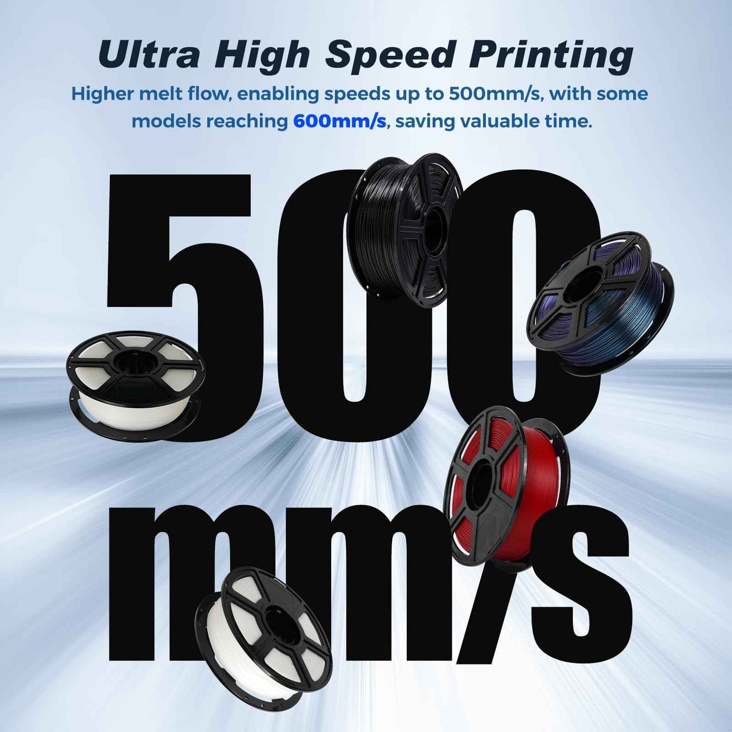 FLASHFORGE PLA Filament for 3D Printer and 1kg/0.5kg Spool for Creator, AD Series, Dreamer and Finder Series