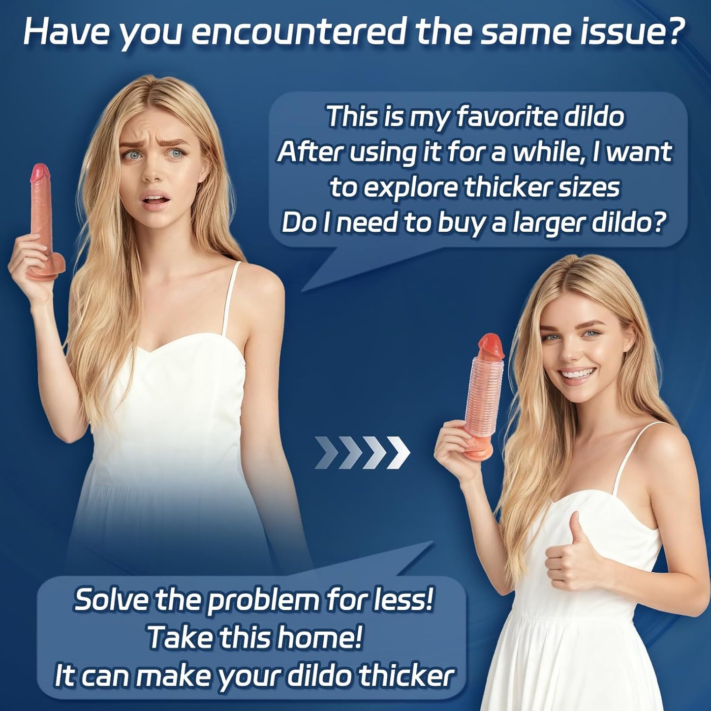 Penis Sleeve Male Sex Toy, X-pidany Trim-to-fit Girth Enhancer Cock Sleeve, Reusable & Elastic Texture Penis Extender Penis Pump, Delay Ejaculation Enhance Erection, Adult Sex Toys & Games for Couples