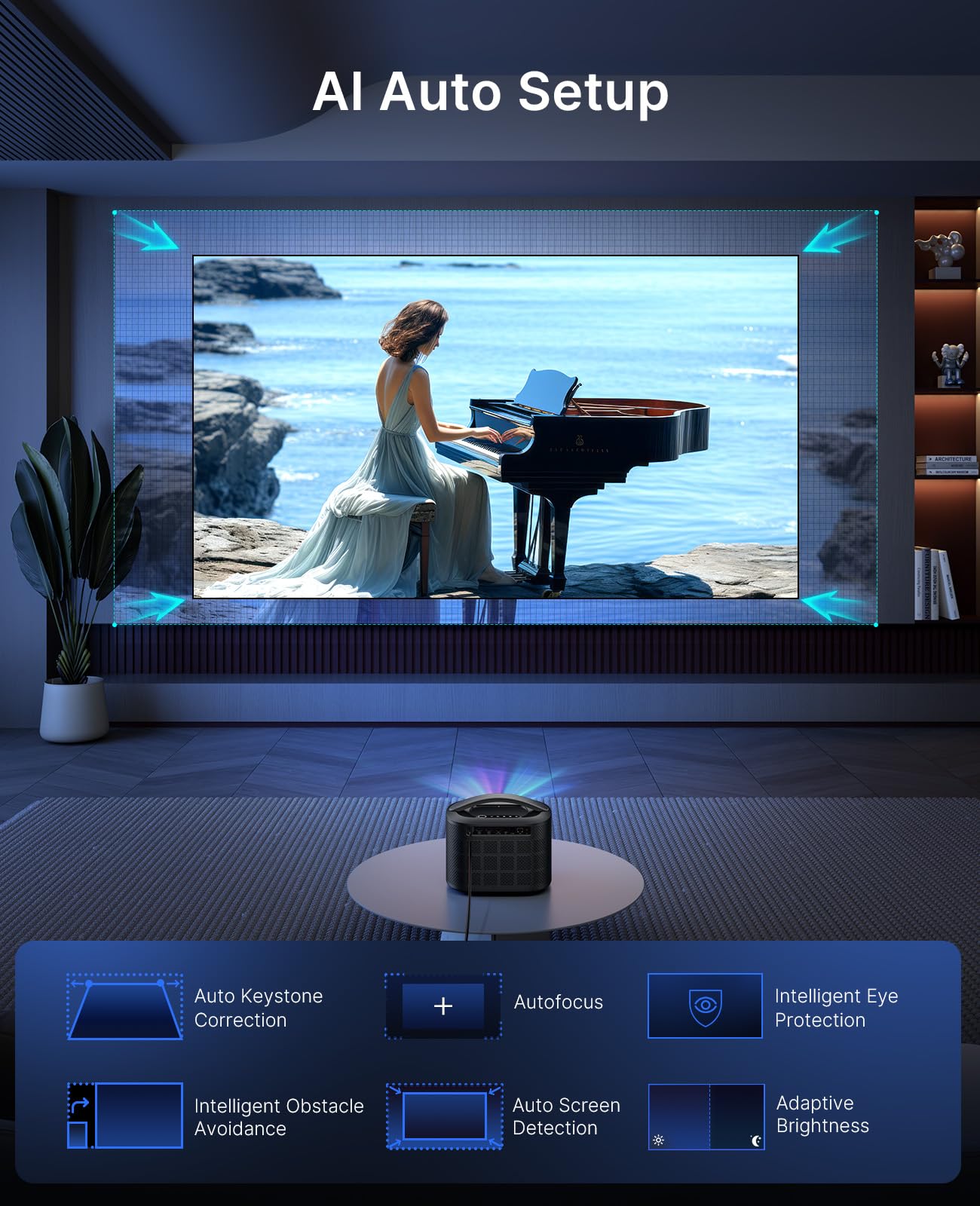 NexiGo Portable Projector Variation
