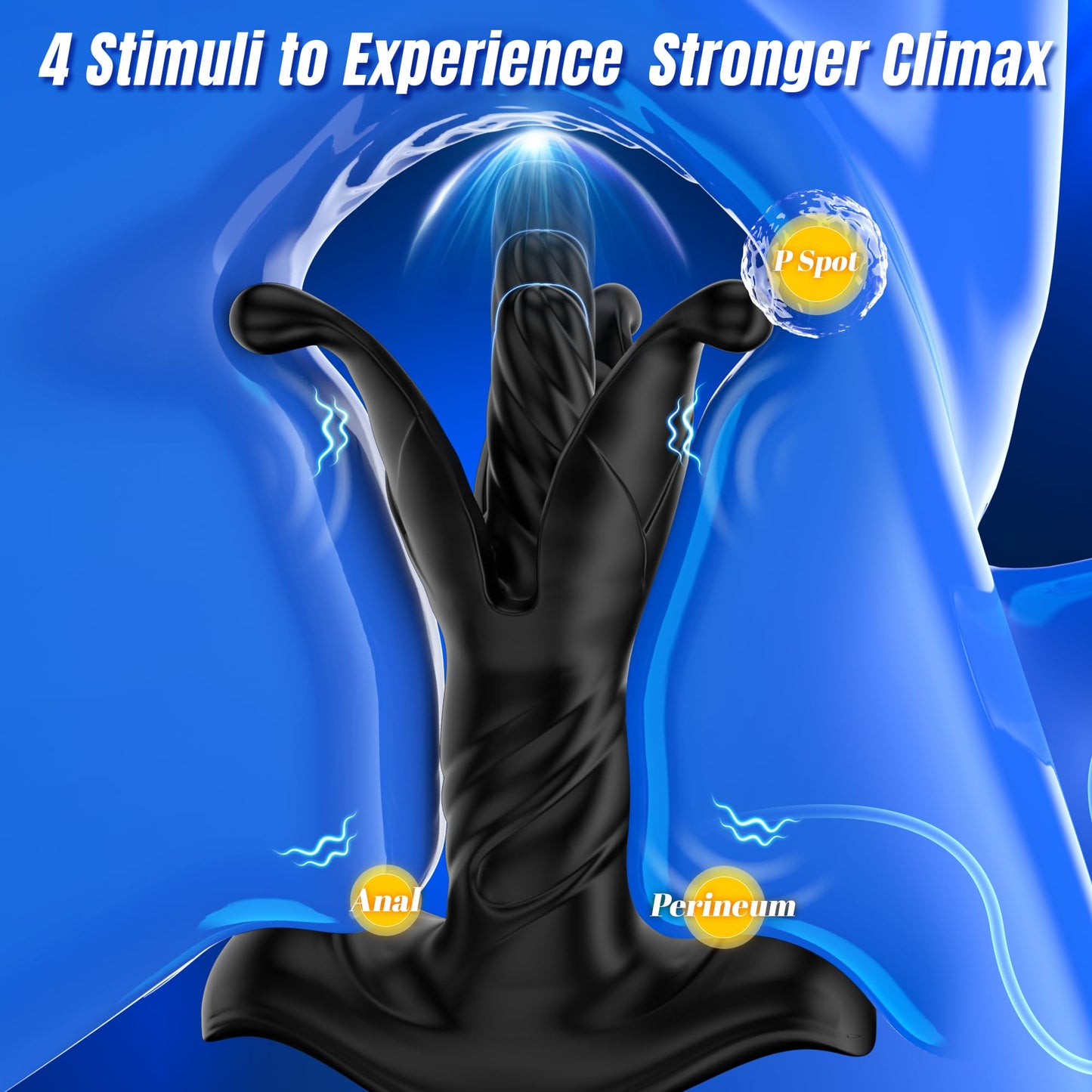 BEISAR Prostate Massager Anal Sex Toys for Men Vibrating 7 Modes with 7 Thrusting Vibrating
