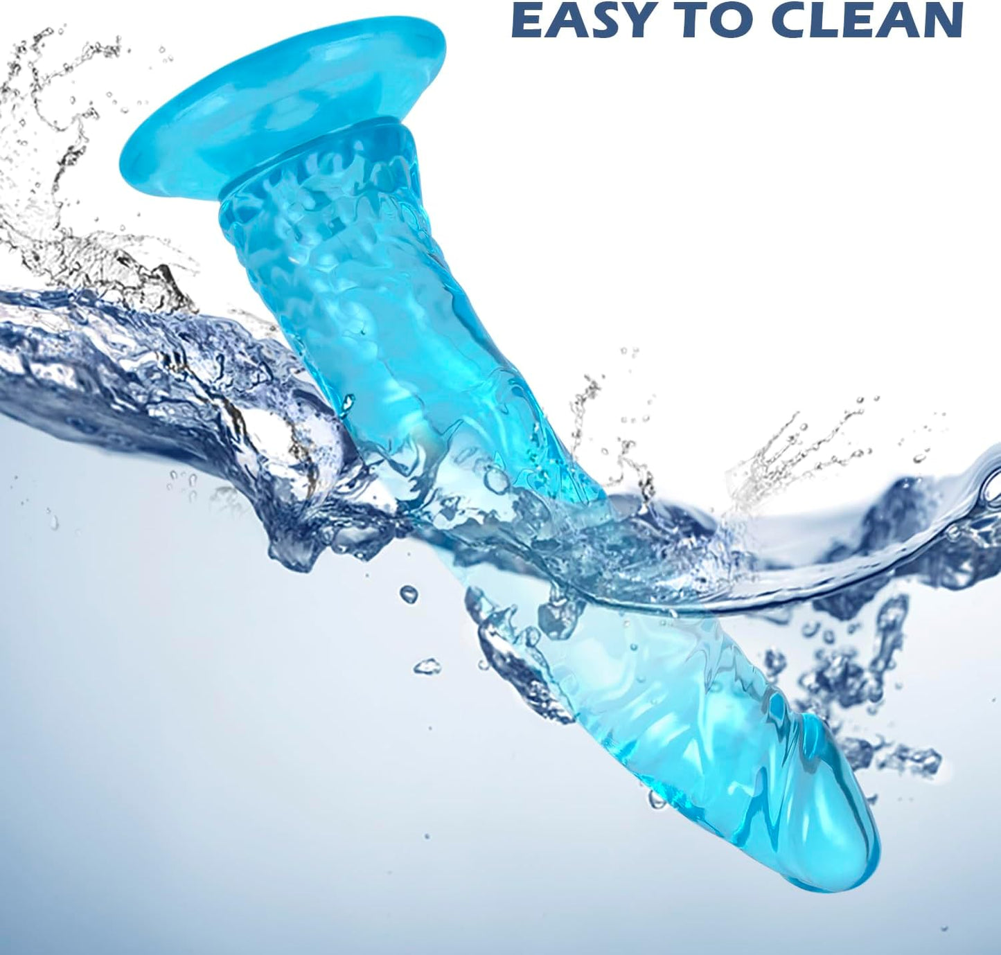 XSAXLYX 8.1in Realistic TPE Dildo with Powerful Suction Cup