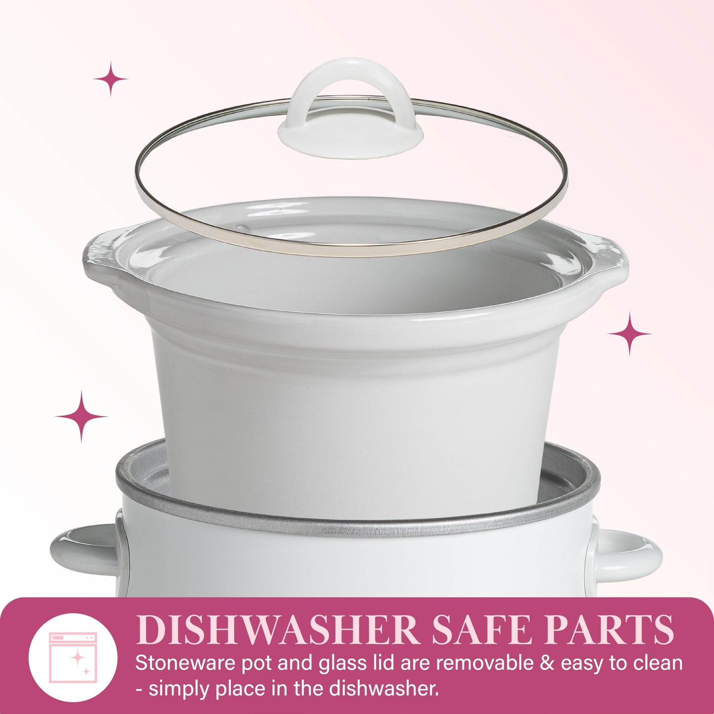 Paris Hilton 6-Quart Manual Slow Cooker