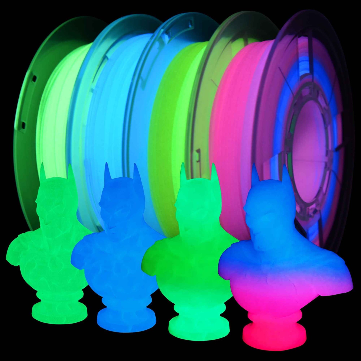 RAMBERY 4 Pack 3D Printer Filament