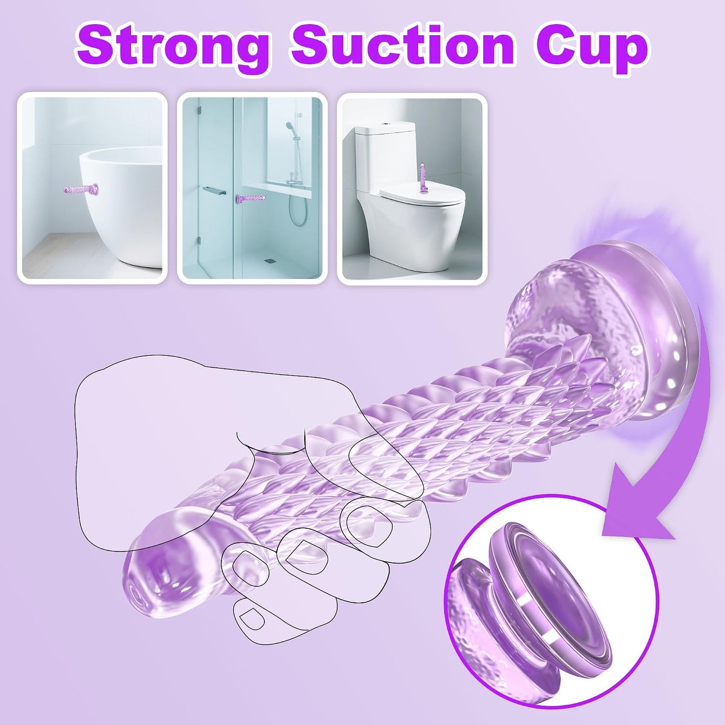 Eurlemd Realistic Dragon Dildo with Suction Cup