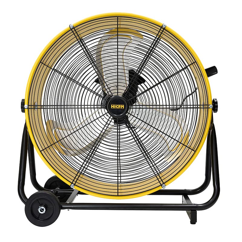 HiCFM High Velocity Powerful Heavy Duty Drum Fan