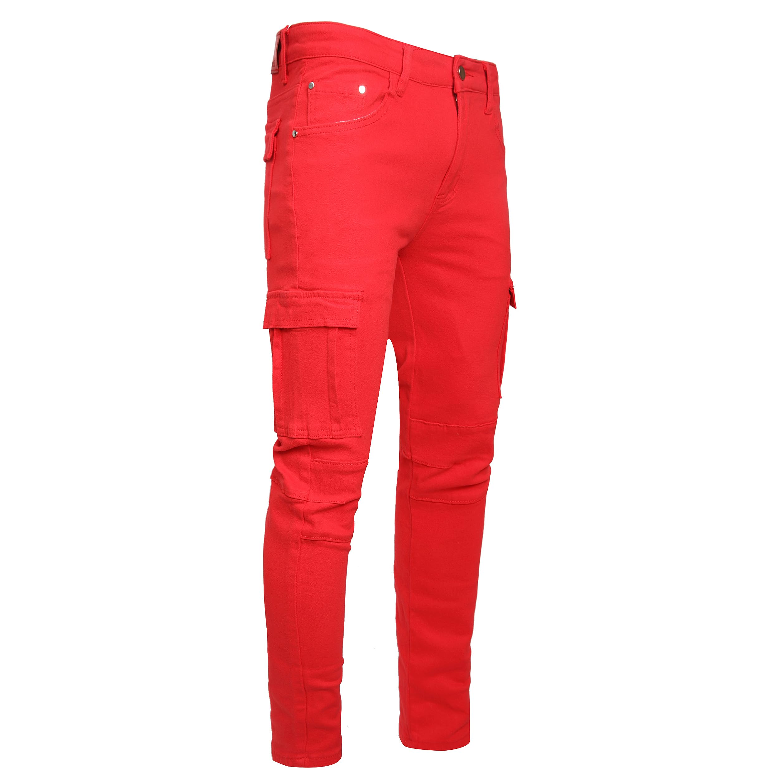 JUNBAOSS Men's Slim Fit Jeans Stretch Ripped Skinny Jeans for Men, Fashion Straight Leg Comfort Flex Waist Casual Pants