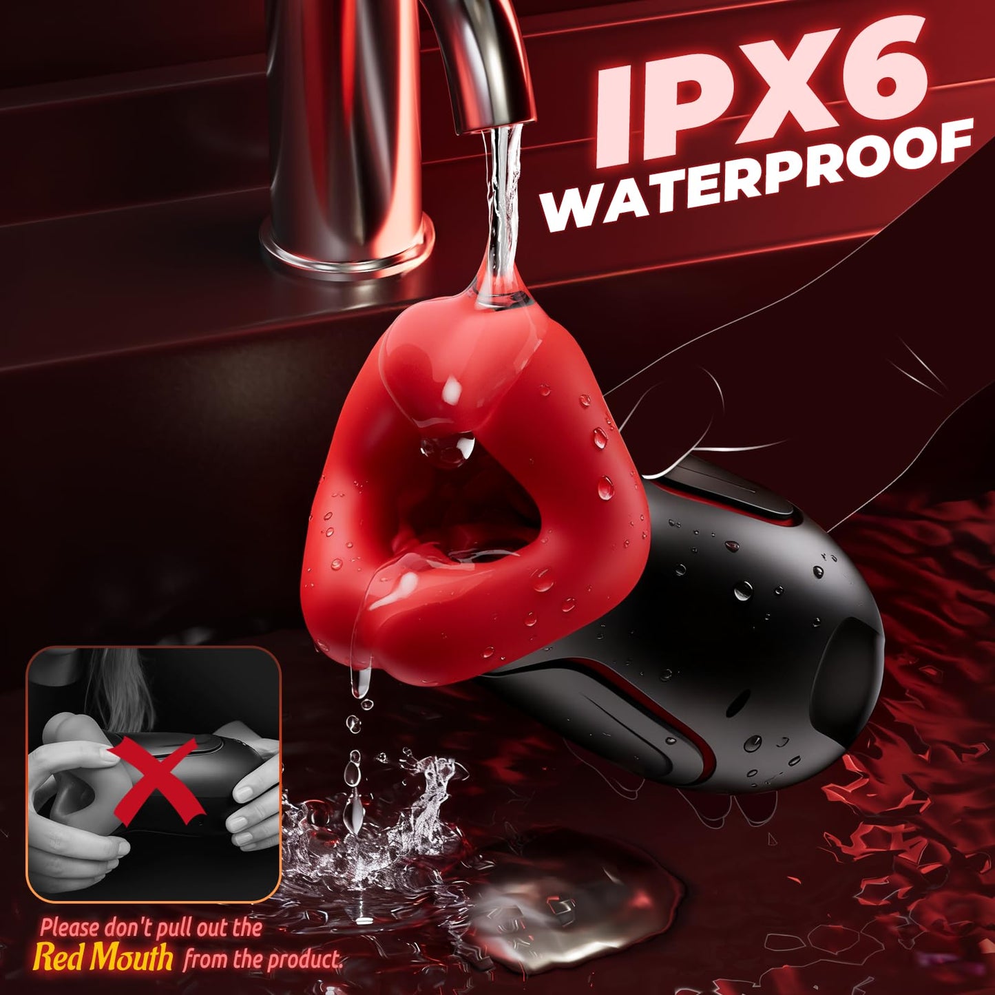 Vibrating Male Masturbator Pocket Pussy - APP Control Squeezable Pocket Pussies Blowjob Machine Sex Toys for Men with Dual 10 Vibrating Modes, Skin Friendly Silicone Male Stroker Penis Pump