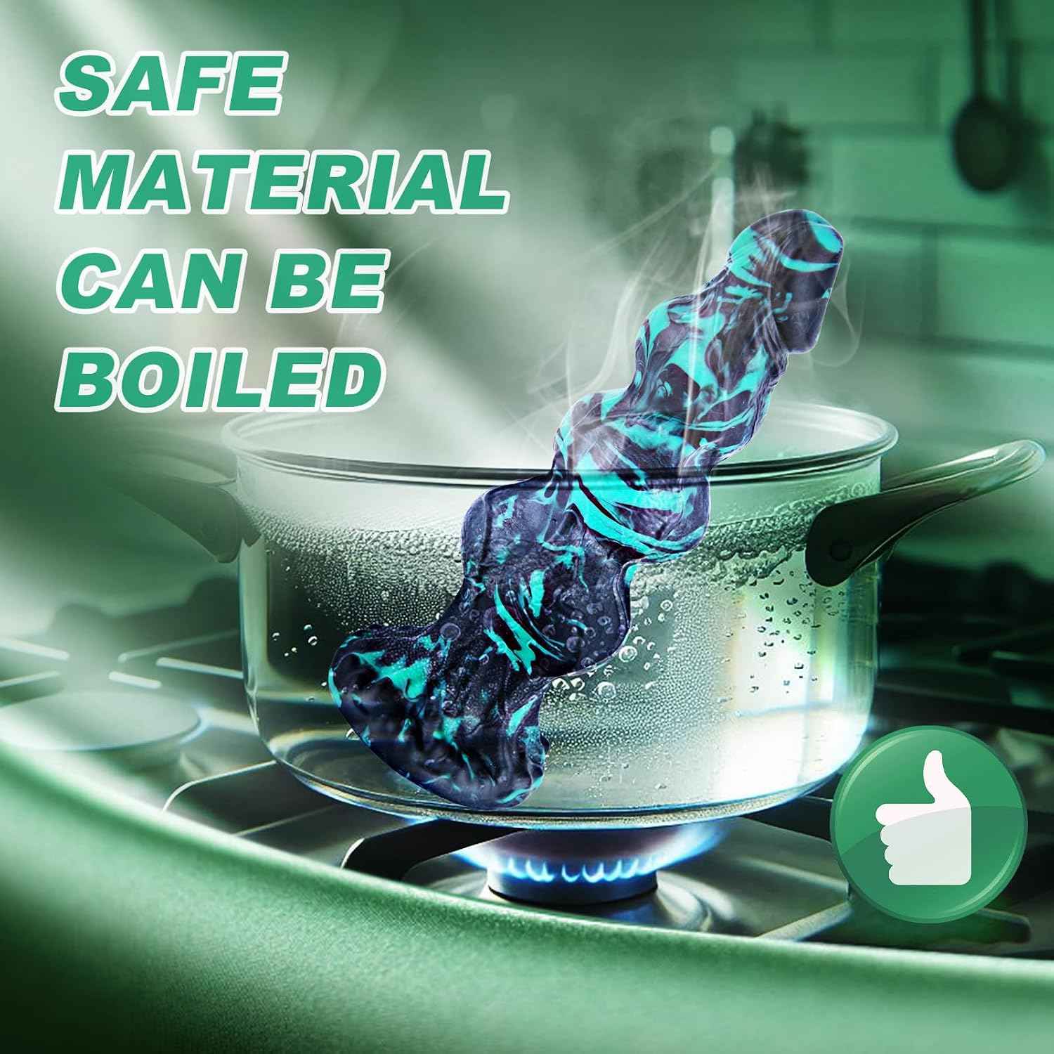 hainuo Dragon Fantasy Monster Dildo with 3-Knot Suction Cup
