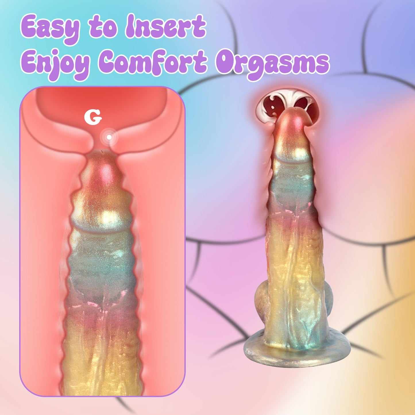 Chuangxinyue Colorful Realistic Dildos