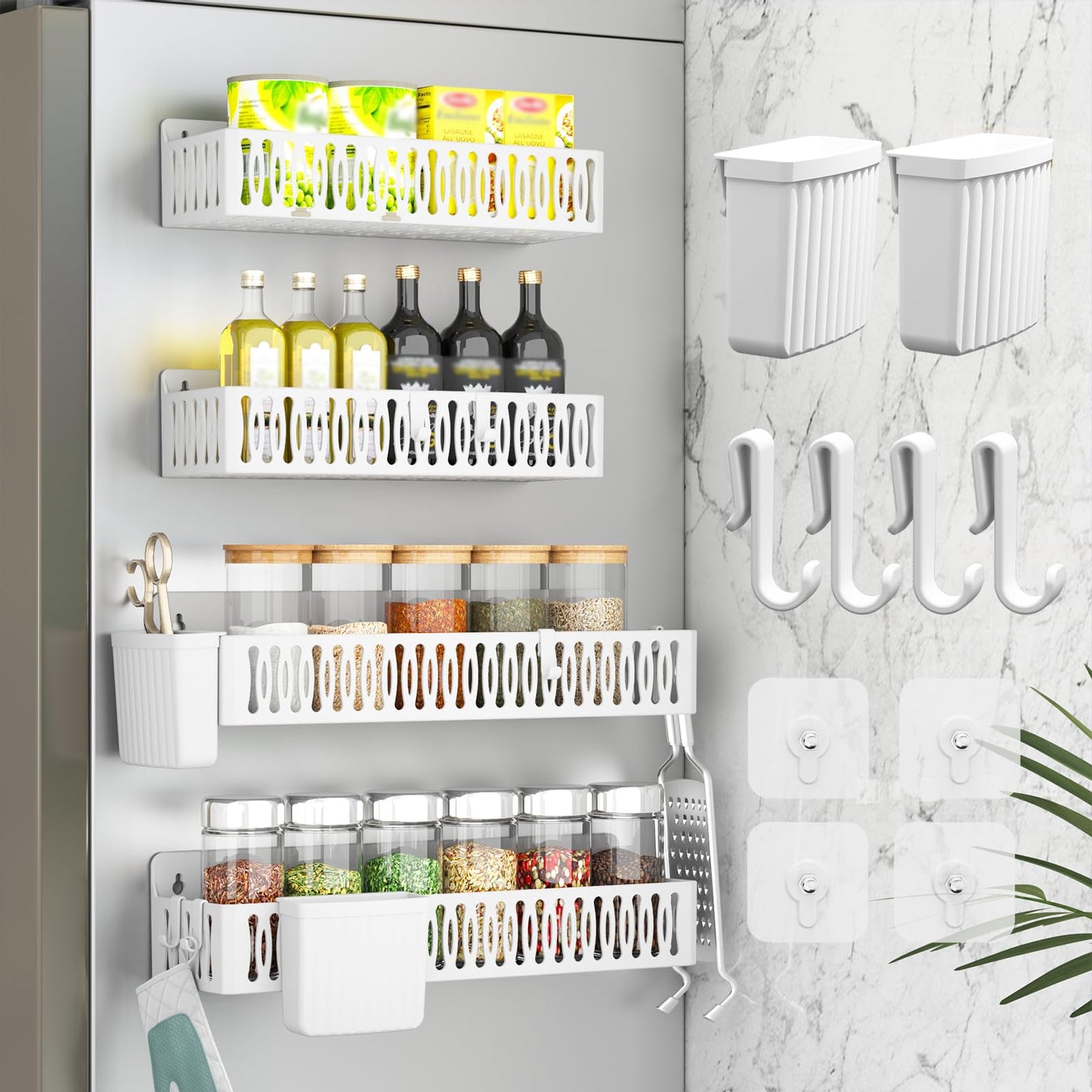 Sevenblue magnetic spice rack