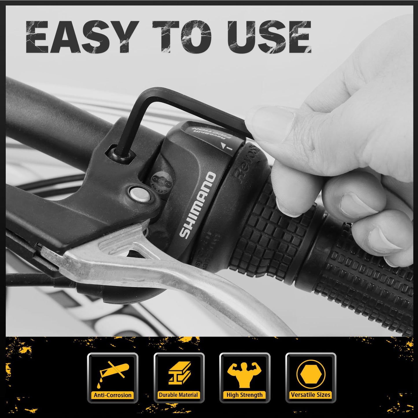 ELEAD Hex Key Allen Wrench Set, High-Visibility Size Markings