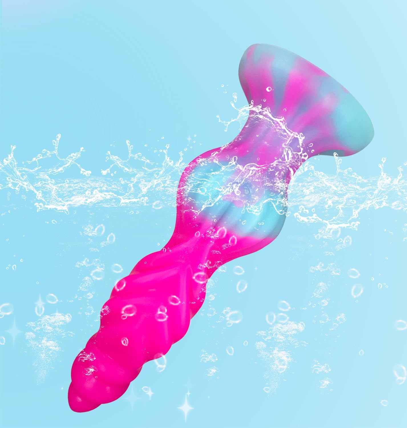 LeSiLeKe Fantasy Dragon Dildo Silicone Suction Cup 7.5 inch