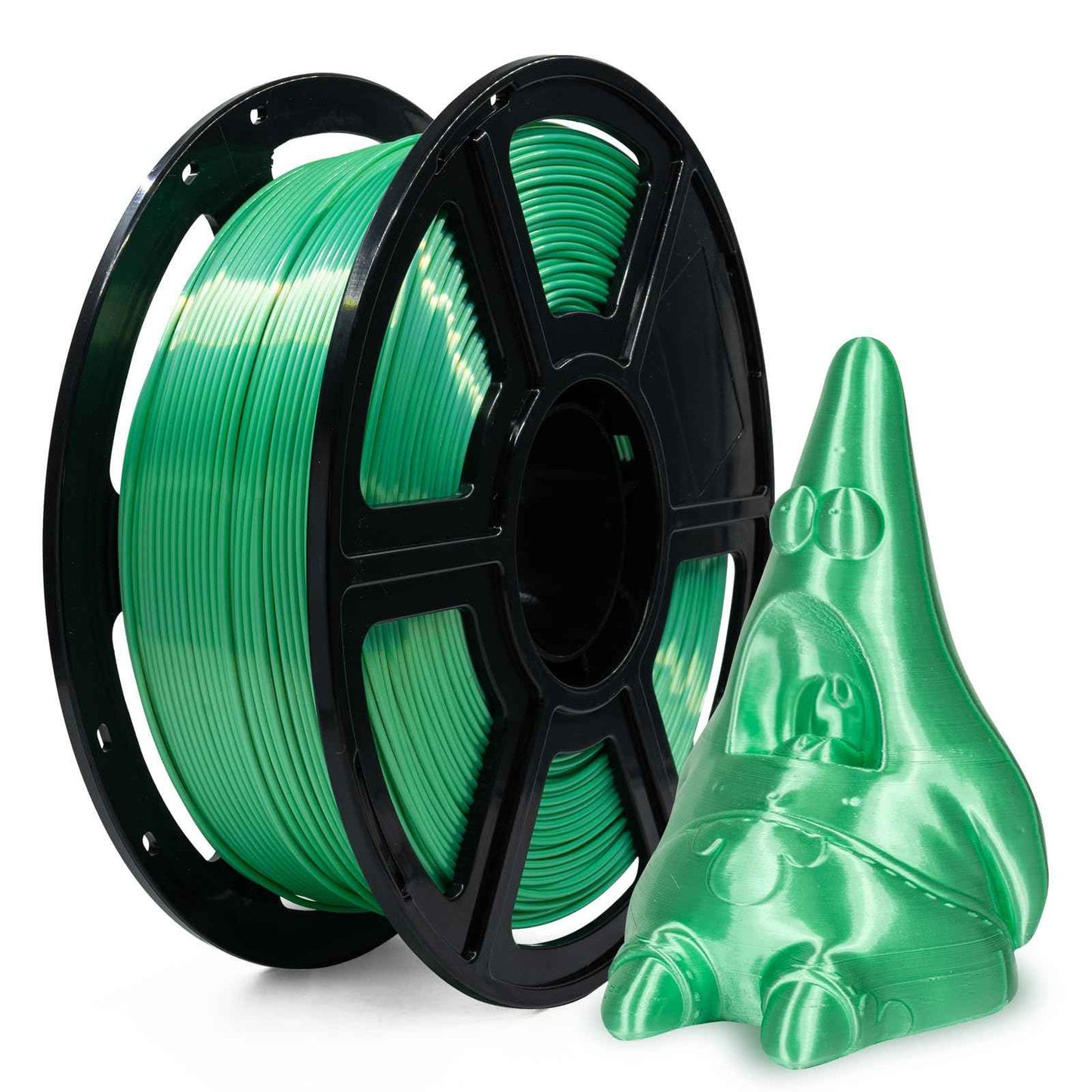 FLASHFORGE Silk PLA Filament 1.75mm, 3D Printer Filament 1kg (2.2lbs) Spool, Smooth and Silky Texture 3D Printing Filament, Dimensional Accuracy +/- 0.02mm