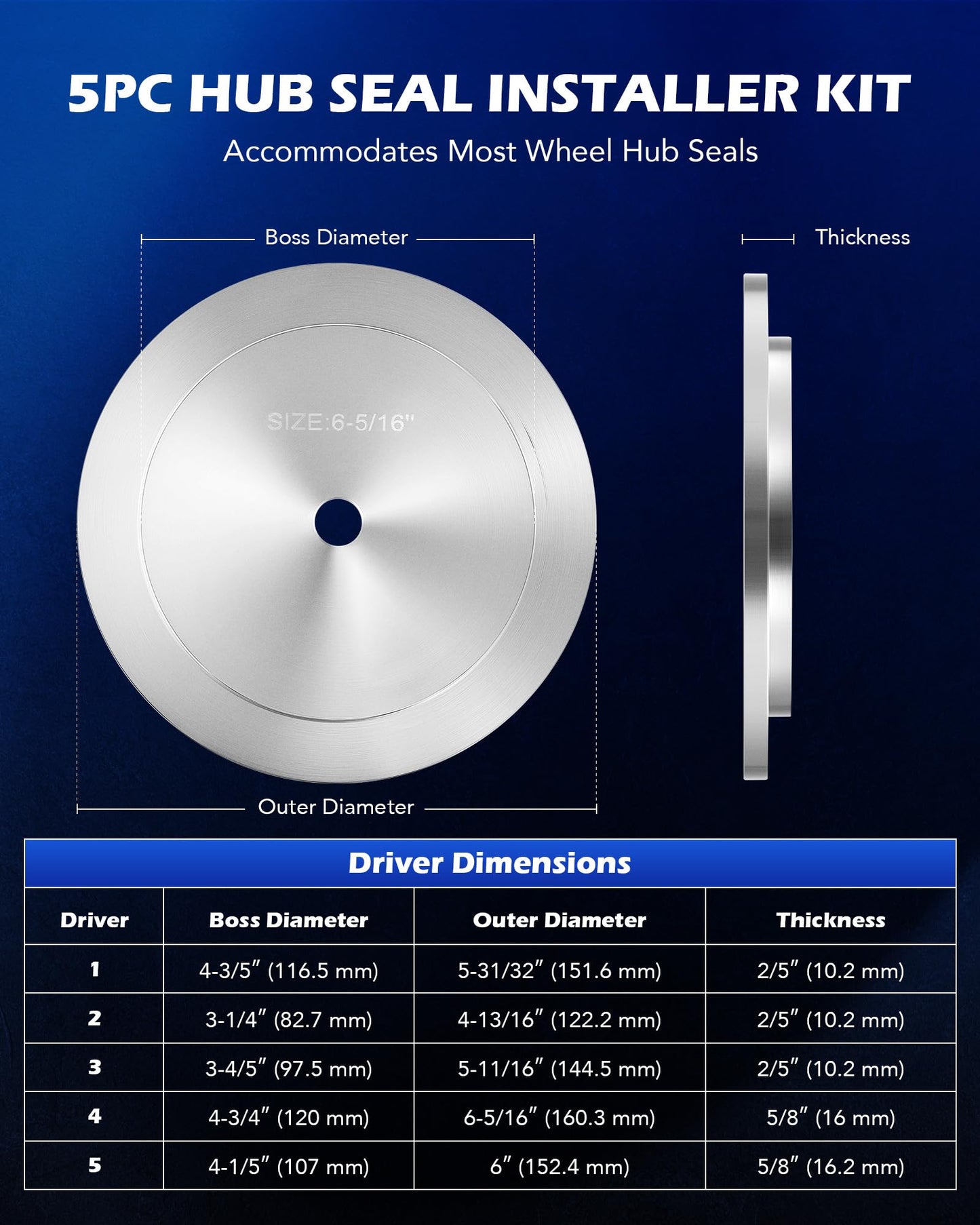 Orion Motor Tech Bearing Press Kit