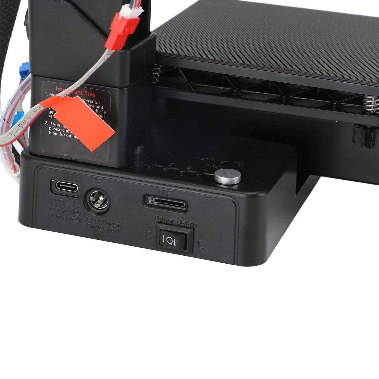 Small 3D Printer, Frequency Division Multiplexing 3D Printer, Supporting 1.75mm PLA and TPU filaments, Print Size 100x100x100mm, for Beginners