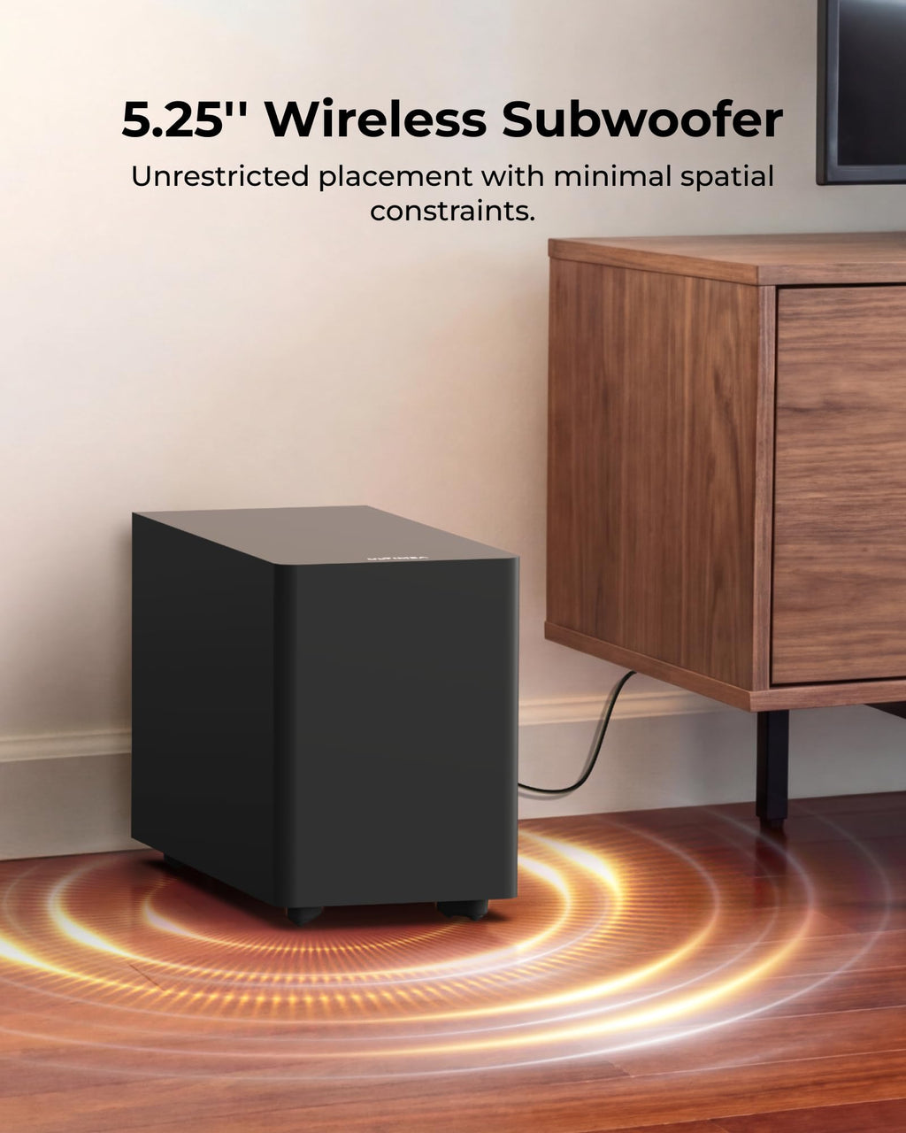 ULTIMEA Sound Bar with Wireless Subwoofer, 240W Peak Power, VoiceMX & BassMX, App Control, 2.1ch Soundbar for Smart TV, Adjustable Bass, HDMI, Optical, Bluetooth 6.0, Poseidon M30 (2026 Model)