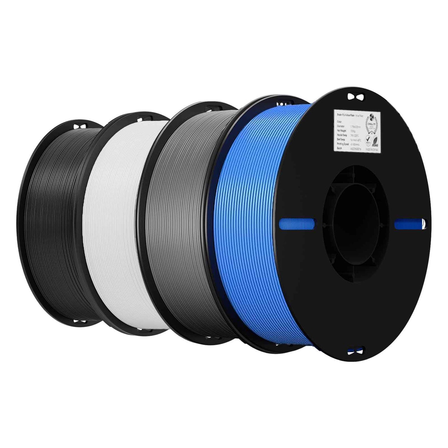 Creality 3D Printer Filament, PLA Filament Bundle for 3D Printing, Ender PLA Filament No-Tangling, Strong Bonding & Overhang Performance, Accuracy +/- 0.02mm