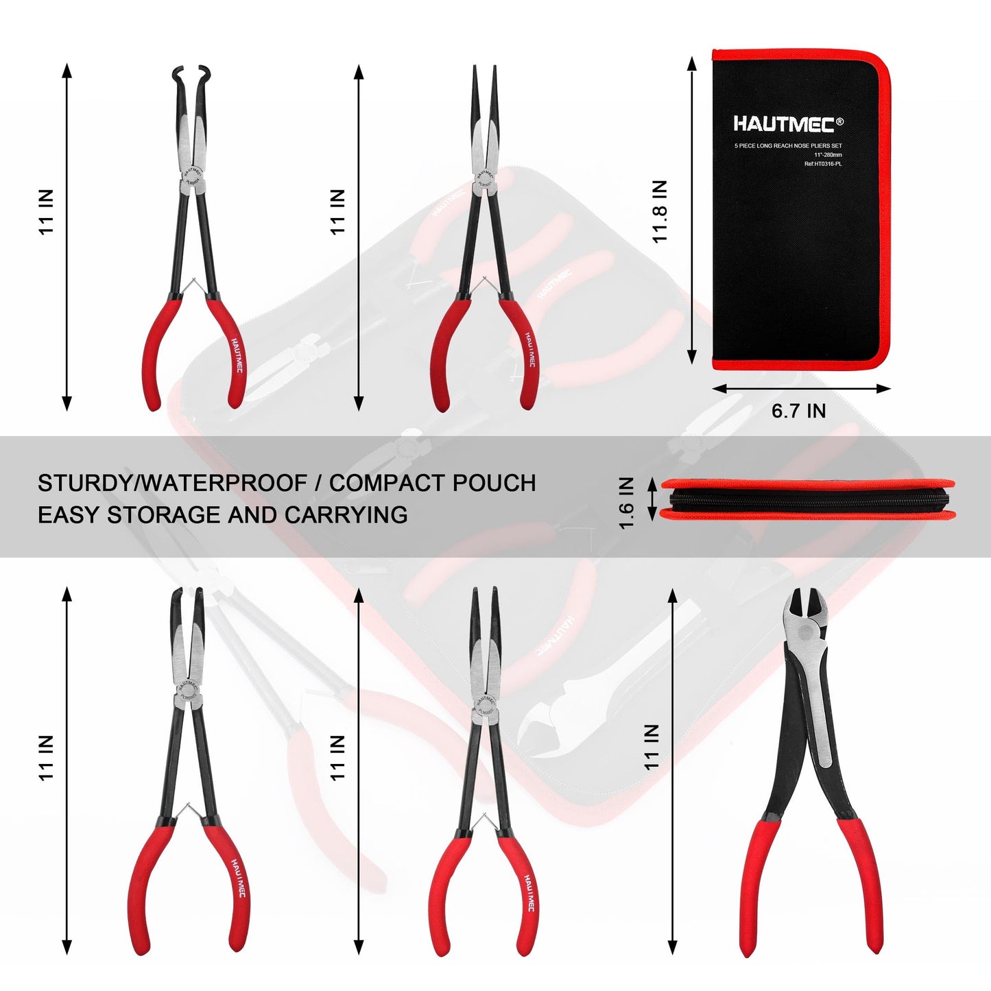 HAUTMEC Long Pliers Set