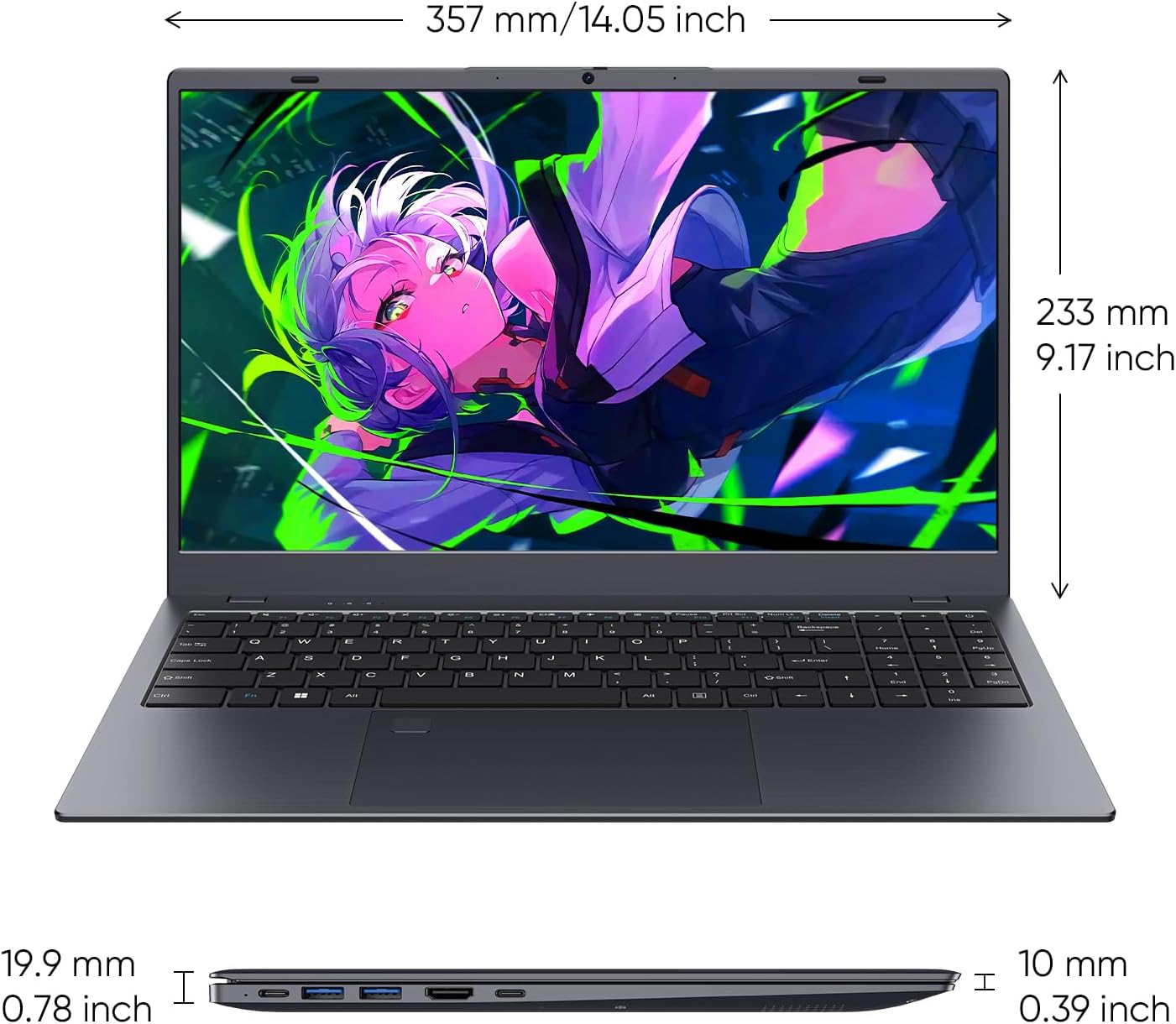 Coolby RiaBook 15.6in FHD IPS Laptop 12GB RAM 256GB SSD