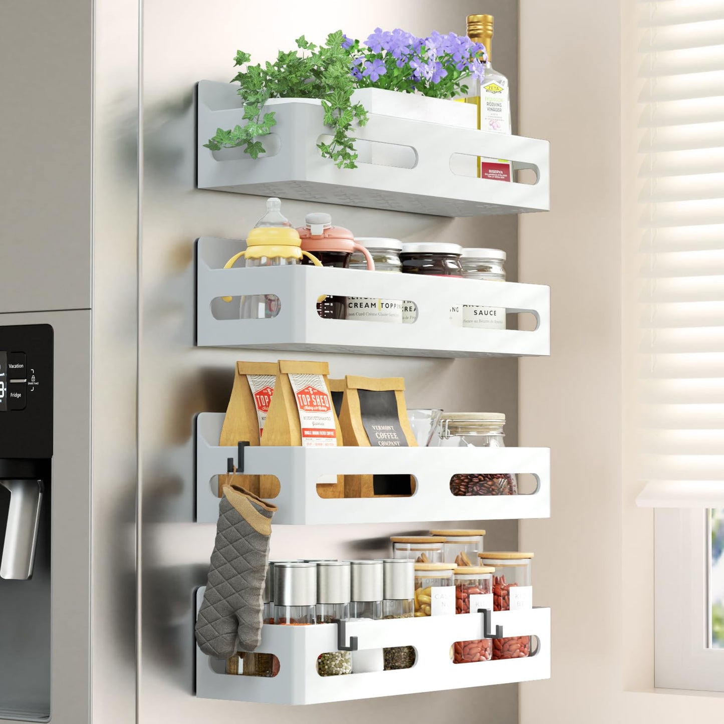 Sevenblue magnetic spice rack