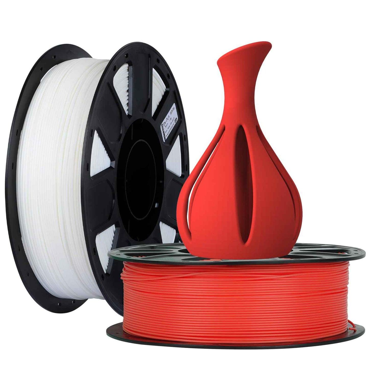 Creality 3D Printer Filament, PLA Filament Bundle for 3D Printing, Ender PLA Filament No-Tangling, Strong Bonding & Overhang Performance, Accuracy +/- 0.02mm