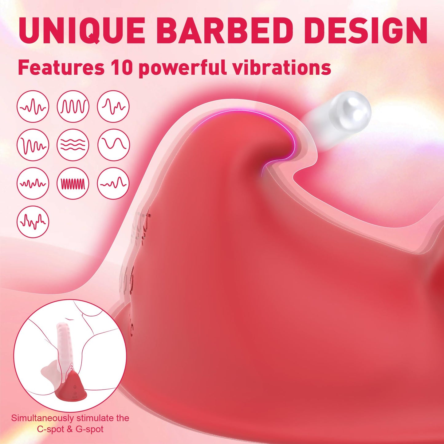 Thrusting Dildo Tongue Sex Toy for Women,G Spot Dildo Remote Control Vibrator with 10 Vibrating 10 Swing Vibration Modes,Sex Machine Vibrating Panties Clitoral Anal Plug Adult Sex Toys for Women Men