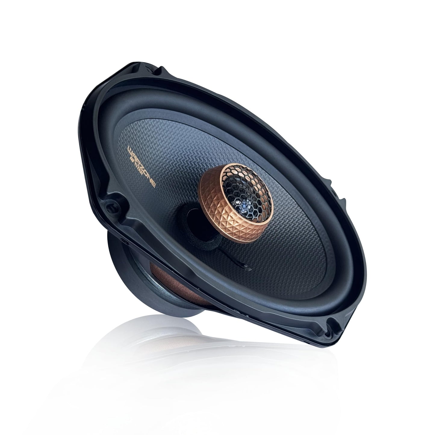 Warzone 4X WZ69PTi 6x9-Inch Super Coaxial Speaker Pair, 4 Ohm, 1300W Max, 400W RMS, 92dB Sensitivity, Ferrite Woofer & PEI Dome Tweeter for Pro Car Audio