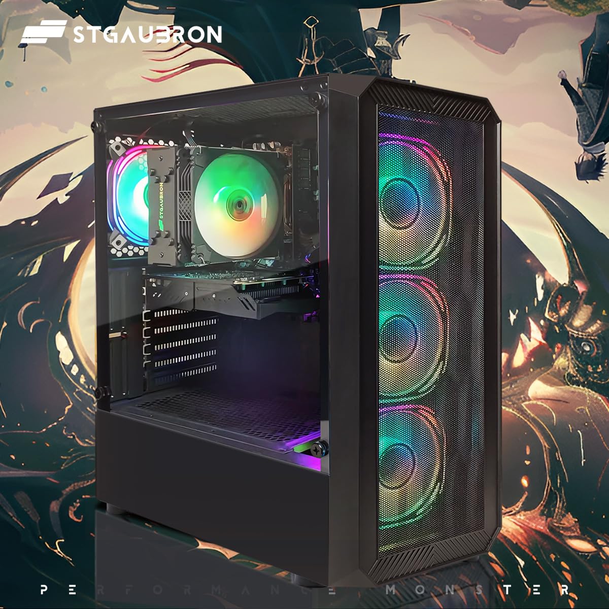 STGAubron Gaming Desktop PC Computer