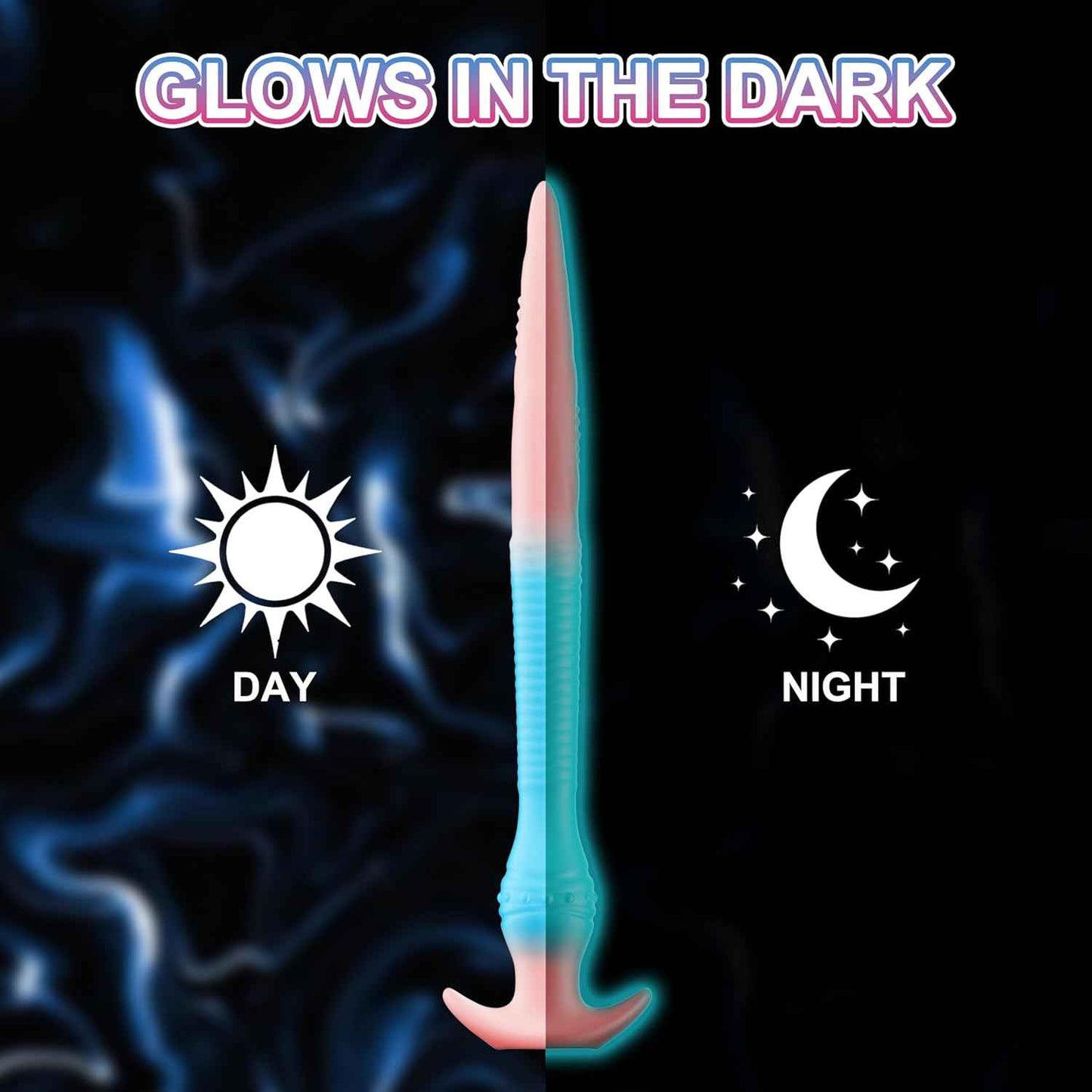 Serhoo Fantasy Eel Dildo Prostate Massager Silicone Glow