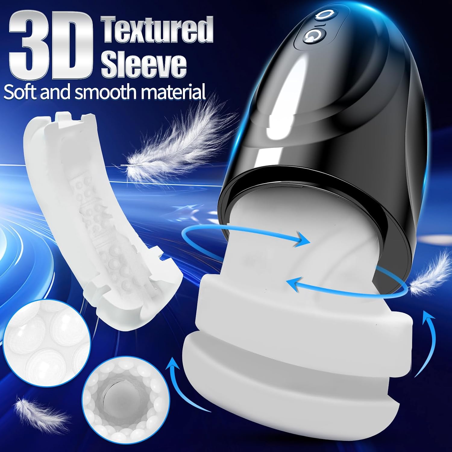 Male Masturbator Sex Toys for Men - Speedmen Male Sex Toy Pocket Pussy Penis Pump with 9 Sucking ＆ Vibrating Modes, Underwater Sex Machine Blowjob Adult Sex Toy for Men
