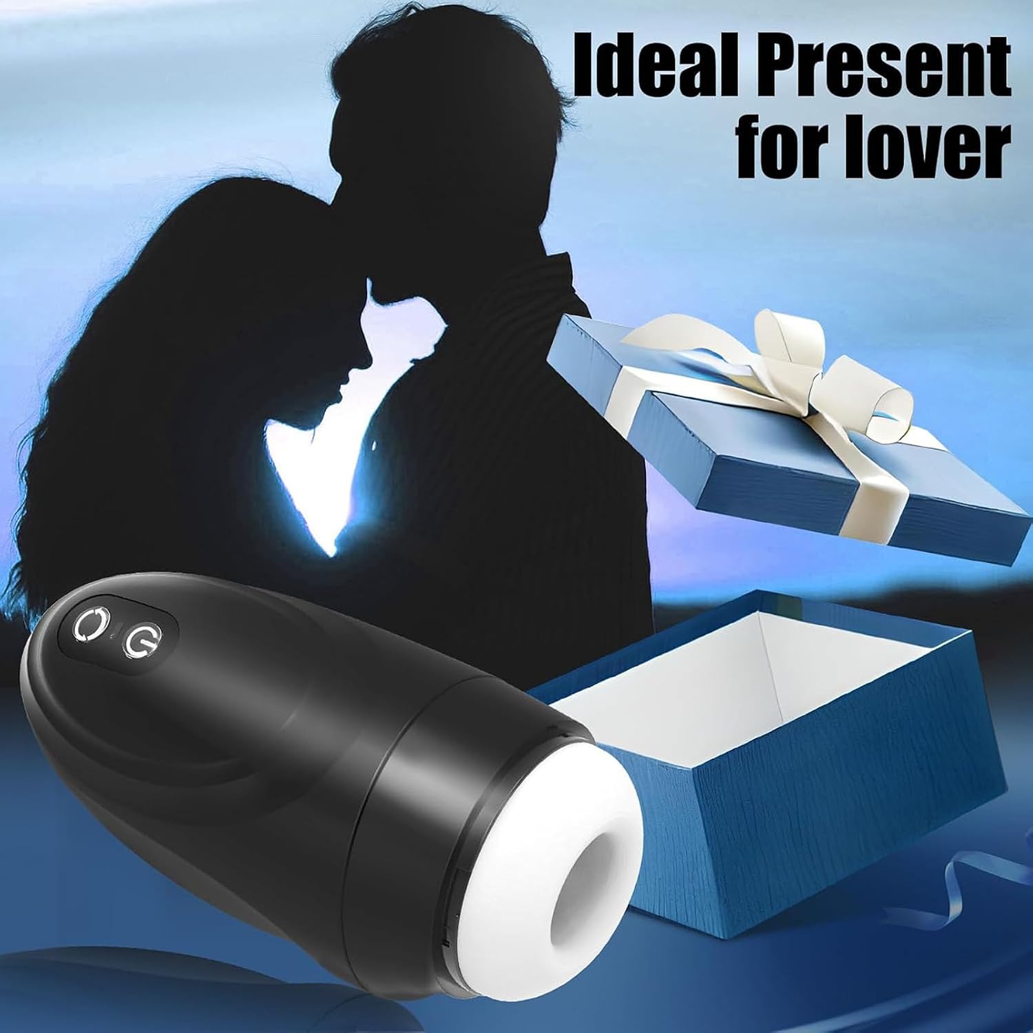 Automatic Male Masturbator Sex Toys for Men Upgraded 9 Vibration & 9 Suction Hands Free Pocket Pussy Stroker with Skin Friendly Materials Mens Adult Male Sex Toys for Men Machine Black