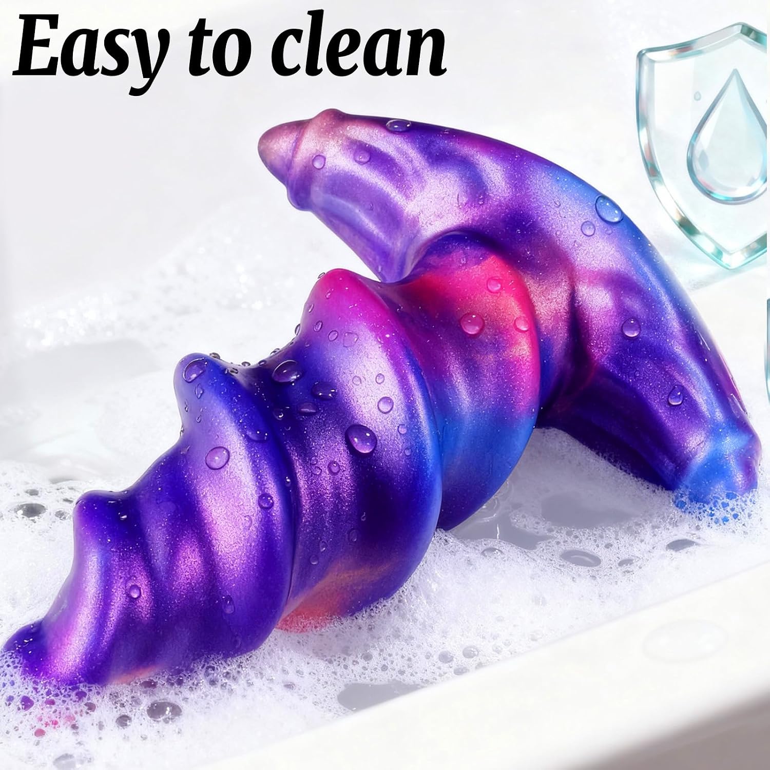 Anal Plug Wearable Screw-Shaped Butt Plug Silicone Anal Dilator Trainer Fantasy Prostate Massager G-spot Sex Toy for Couples Men Women Masturbation (S)