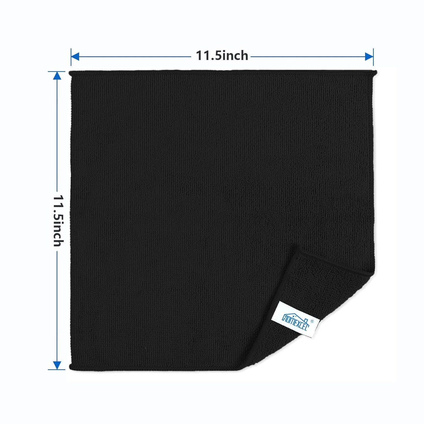 HOMEXCEL Microfiber Cleaning Cloth, Premium Microfiber Towels for Cars, Lint Free, Scratch-Free, Highly Absorbent, Reusable Cleaning Rags for Car, Household, Kitchen, Window