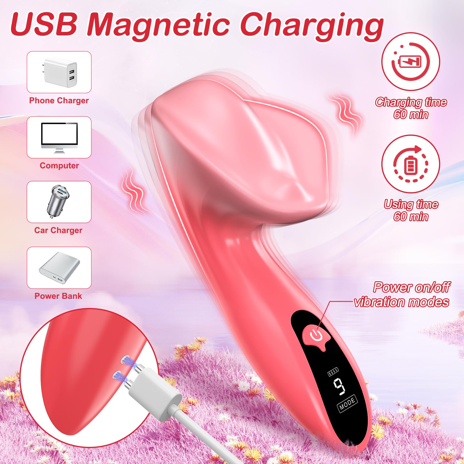 Newly 10 Adult Tools for Women Today Rabbit Ears Pleasure Toy Set 8 Powerful Frequency and 7 Thrusting Modes Gifts for Fun Best Pleasure Machine Woman Cheap Men Thrusting Sensory Accessories P5985X