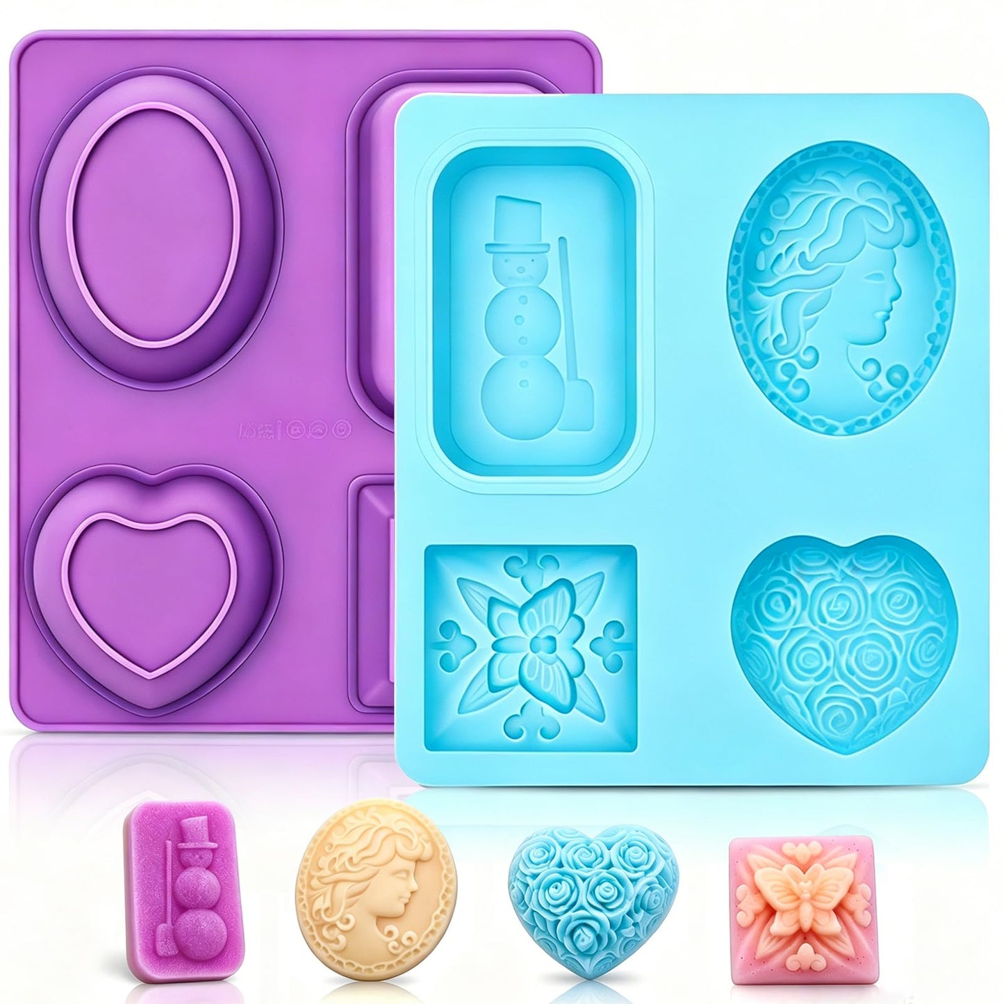 SJ Silicone Soap Molds