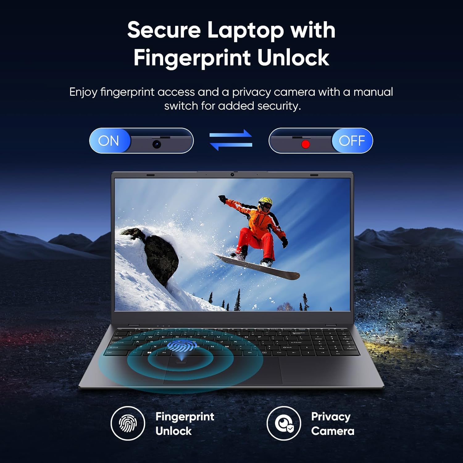 Coolby RiaBook 15.6in FHD IPS Laptop 12GB RAM 256GB SSD