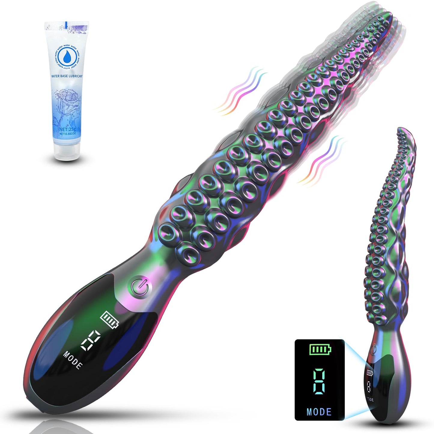 Tentacle Monster Dildo Sex Toys - 10.7" Vibrating Alien Octopus Fantasy Dildos Women Sex Toy with 9 Vibrations for G Spot Anal Clit Vagina Stimulation, APP Silicone Realistic Vibrator Adult Sex Toys