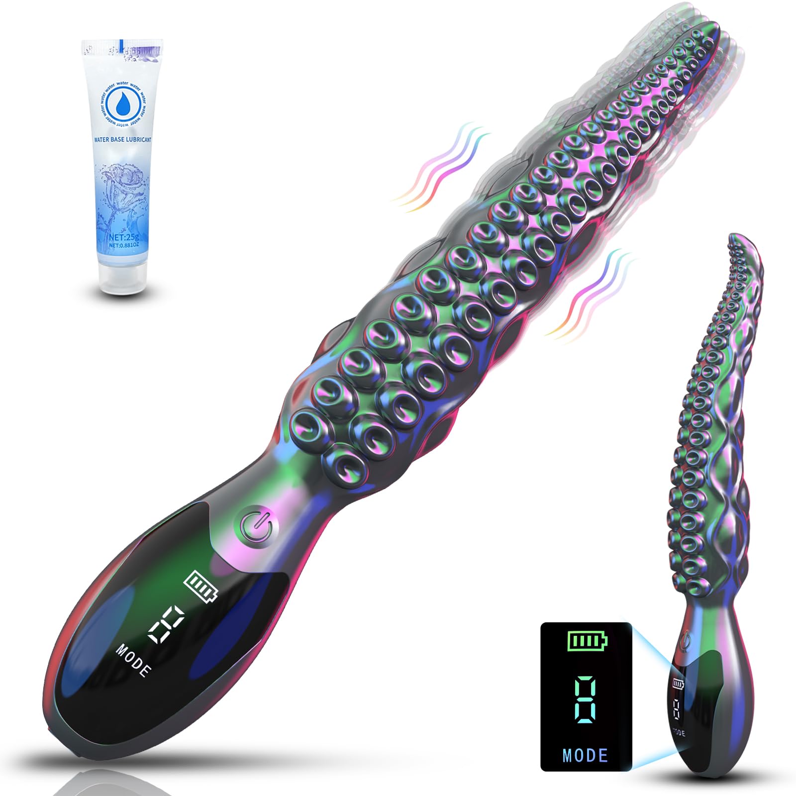 Tentacle Monster Dildo Sex Toys - 10.7" Vibrating Alien Octopus Fantasy Dildos Women Sex Toy with 9 Vibrations for G Spot Anal Clit Vagina Stimulation, APP Silicone Realistic Vibrator Adult Sex Toys