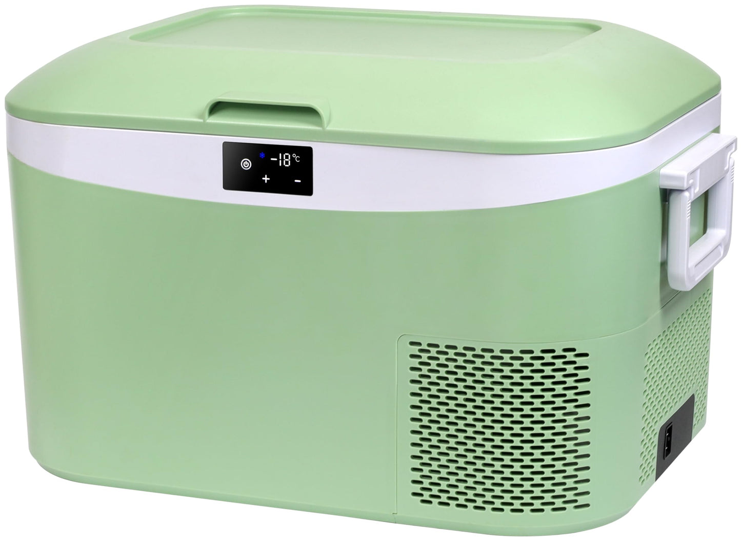 Megiu 12 Volt Car Refrigerator Portable Freezer Compressor Cooler -18~+15℃ with 12V / 24V DC 110～240 Volt AC