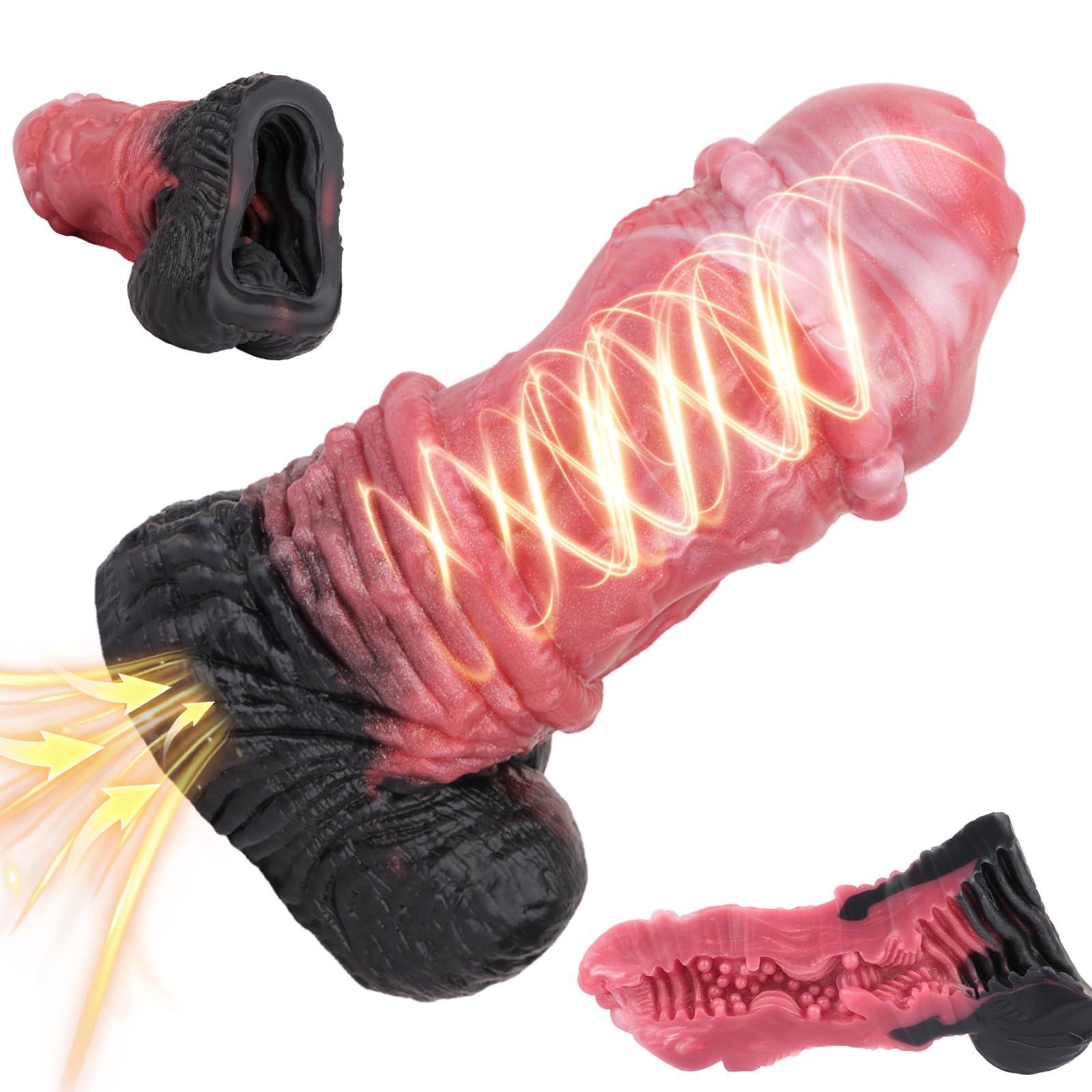 Fantasy Masturbator Monster Penis Sleeve Animal Sex Toy for Men,Masturbator Cup Horse Dildos Design Penis Masturbator,Stroker with Lifelike Textured Horse Sex Toy for Men Gay