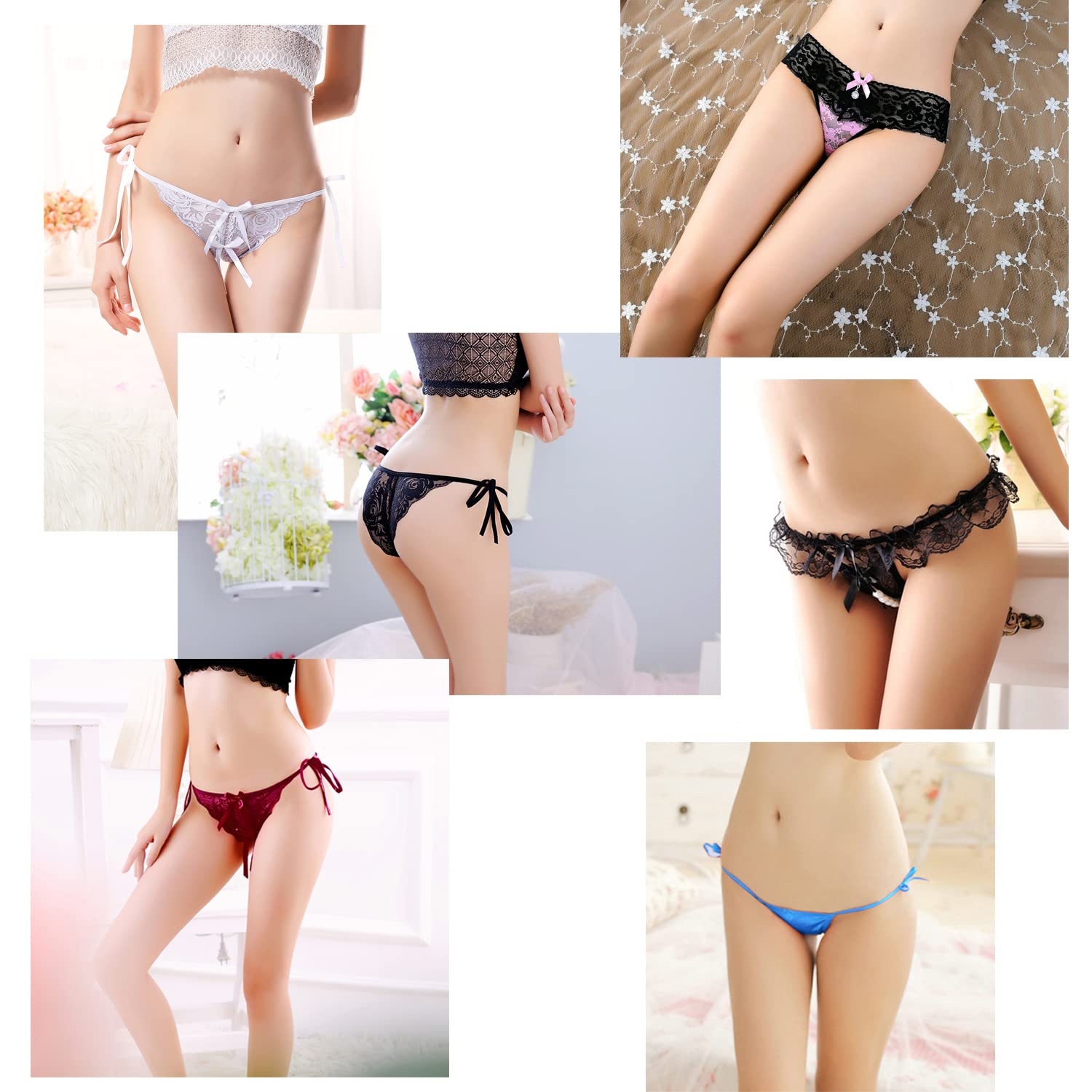 Celamirio Women's Sexy Naughty Underwear Variety