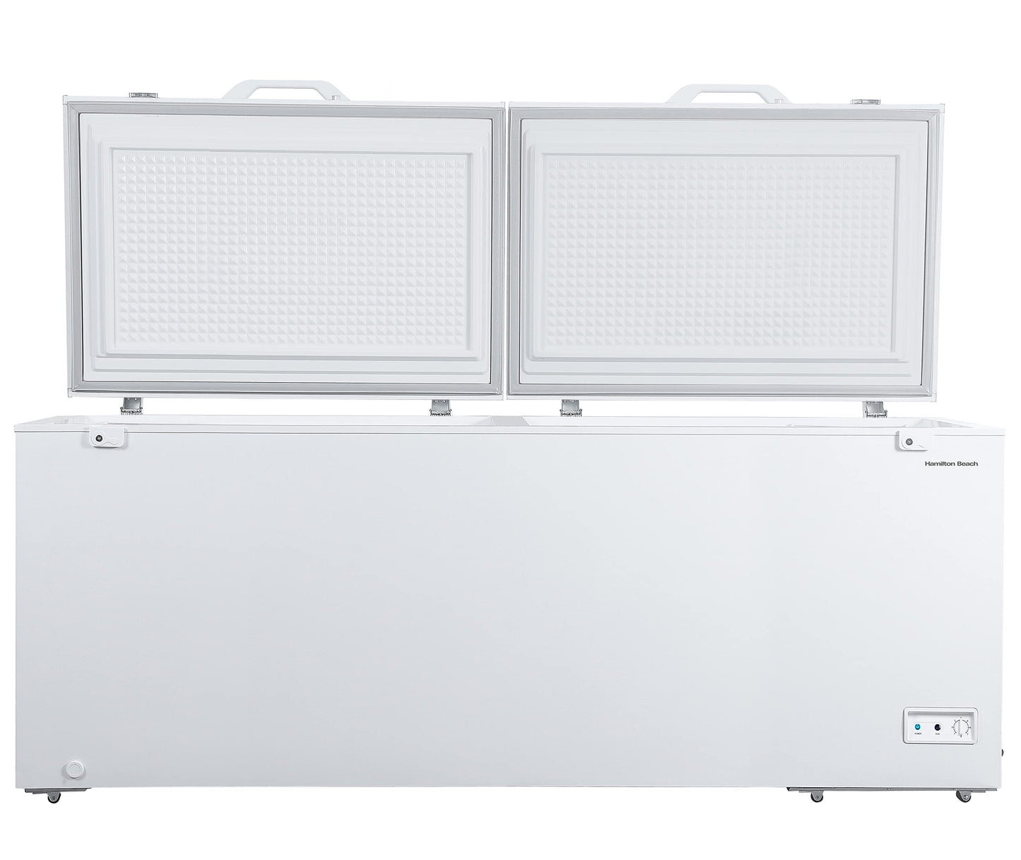 Hamilton Beach HBFRF700-WHITE-COM, Chest Deep Freezer, 7 Cu. Ft. Capacity, Adjustable Thermostat-Removable Vinyl Coated Wire Basket