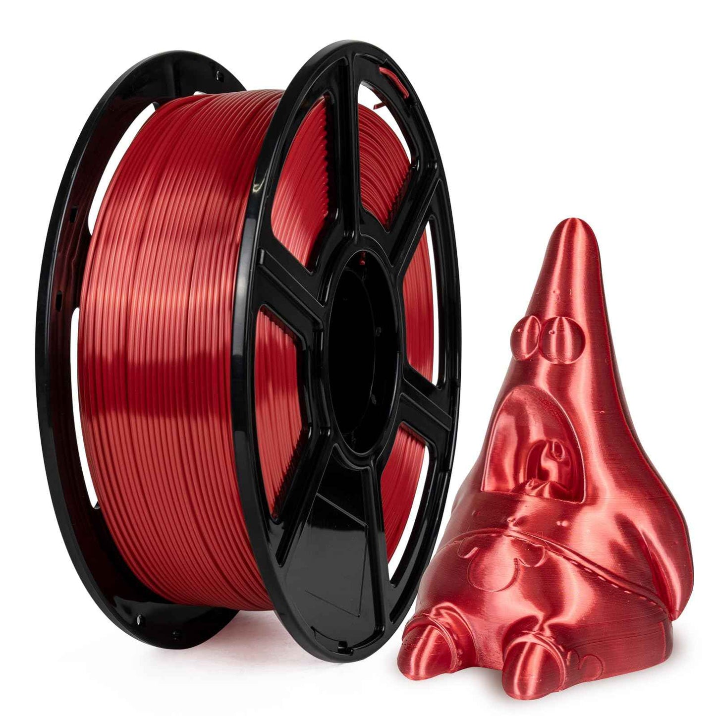 FLASHFORGE Silk PLA Filament 1.75mm, 3D Printer Filament 1kg (2.2lbs) Spool, Smooth and Silky Texture 3D Printing Filament, Dimensional Accuracy +/- 0.02mm
