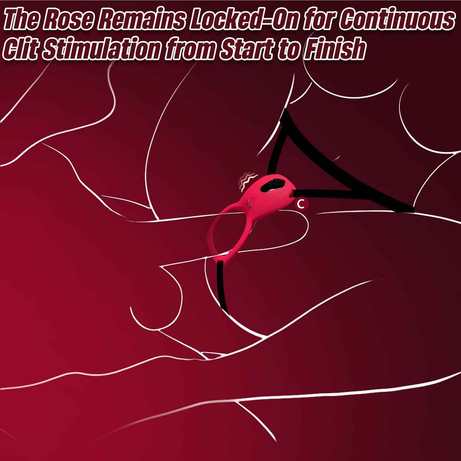Couples Rose APP Remote Control Wearable Vibrator, Couples Women Men Adult Sex Toys Games, Clitoral Panty Vibrator Vibrating Cock Ring for Hands-Free, LZSHGJ BDSM Clitoral Stimulator Female Sex Toys
