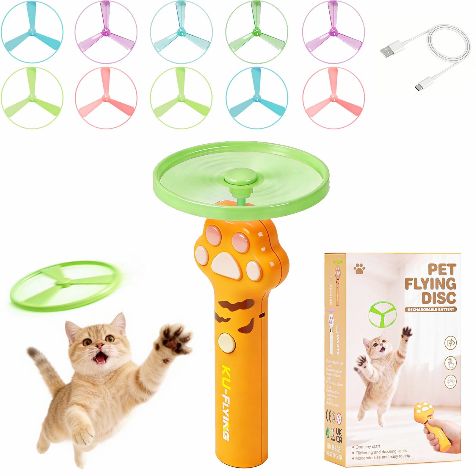 PDVMWPJ Cat Fetch Toy