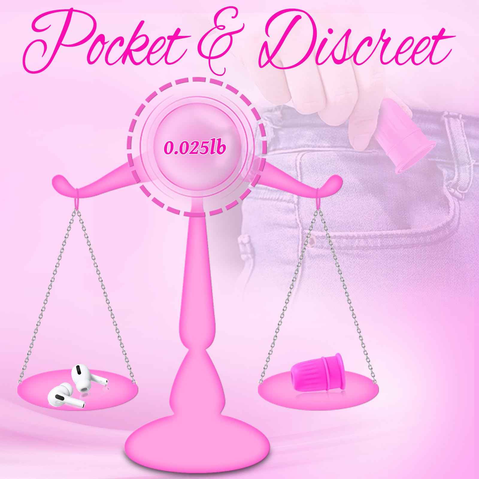 Beginner Nipple Sucker Set – Silicone Mini Nipple Sucking Clamps for Women’s Adult Pleasure in Purple