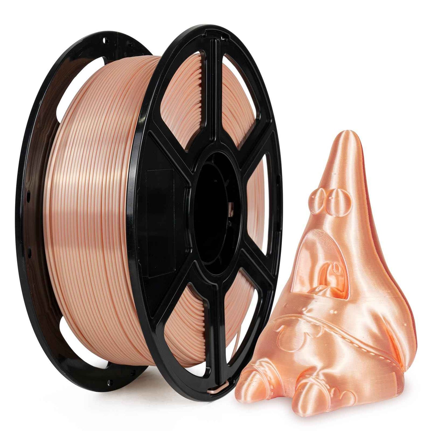 FLASHFORGE Silk PLA Filament 1.75mm, 3D Printer Filament 1kg (2.2lbs) Spool, Smooth and Silky Texture 3D Printing Filament, Dimensional Accuracy +/- 0.02mm