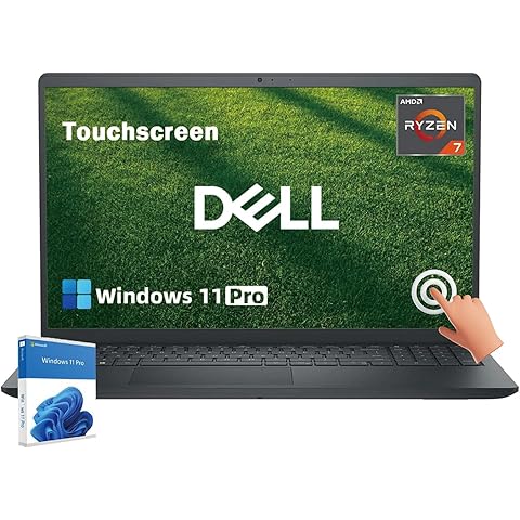 Dell 15 Laptop 15.6in FHD 120Hz Ryzen 5-7520U 8GB 512GB SSD