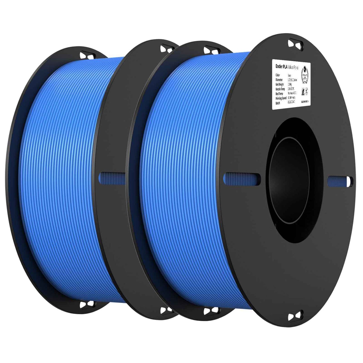 Creality 3D Printer Filament, PLA Filament Bundle for 3D Printing, Ender PLA Filament No-Tangling, Strong Bonding & Overhang Performance, Accuracy +/- 0.02mm
