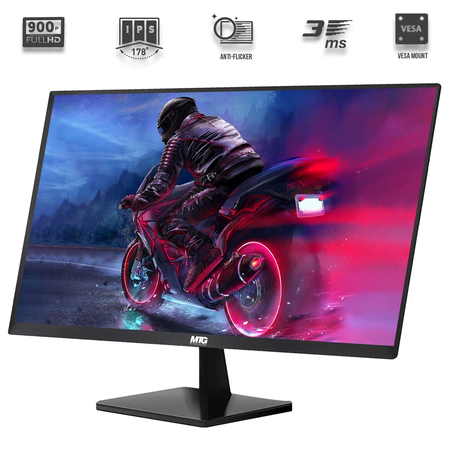 HP Elite Desktop Computer PC, 3.1 GHz, Intel Core i5, 16GB, RAM, 1TB HDD, New 22 inch LED Monitor, RGB Speaker and Keyboard Mouse, WiFi, Windows 11 (Renewed)